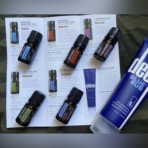 DoTerra Kit Athlete’s 5 Essential Oils  Lavender Breathe Tea Tree Deep Blue